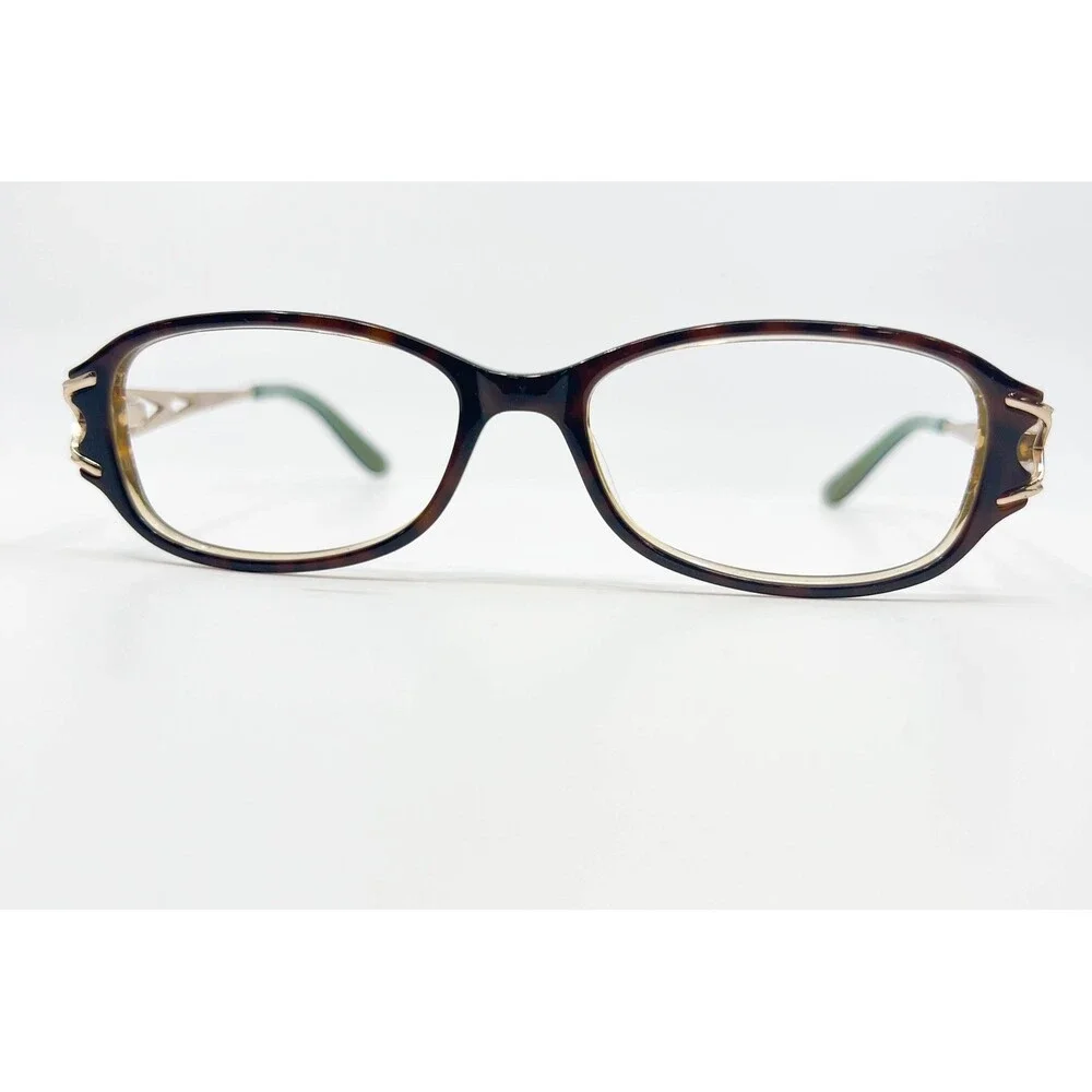 Tura Eyeglass Frames Womens Tortoise Green MOD.577 51-15-135